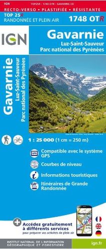 1748 OTR GAVARNIE 1:25.000 RÉSISTANTE *