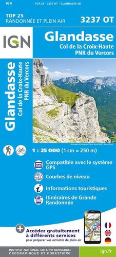 3237OT GLANDASSE 1:25,000 *