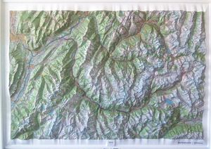 BELLEDONNE - VANOISE (RELIEF - RELIEVE) 1/100 000 *