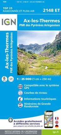 2148 ET AX-LES-THERMES 1:25.000 *