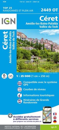 2449 OT CERET 1:25,000