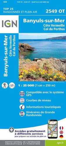 2549 OT BANYULS-SUR-MER 1:25,000 *