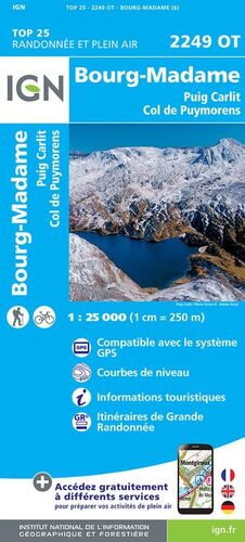 2249 OT BOURG-MADAME 1:25,000