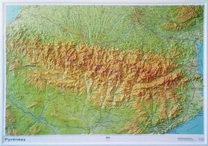 PYRENEES-PIRINEOS [RELIEF - RELIEVE - RELLEU] 1:375.000 *
