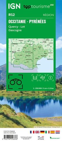 R12  OCCITANIE PYRENEES 1:250,000