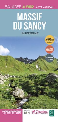 MASSIF DU SANCY 1:30,000