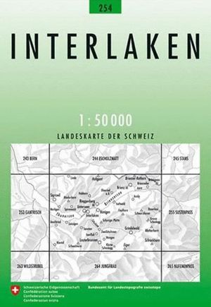 254 INTERLAKEN 1:50,000
