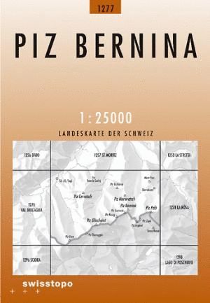 1277 PIZ BERNINA 1:25,000