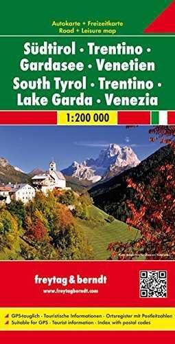 SUDTIROL,TRENTINO,GARDASEE,VENETIEN 1:200.000 *