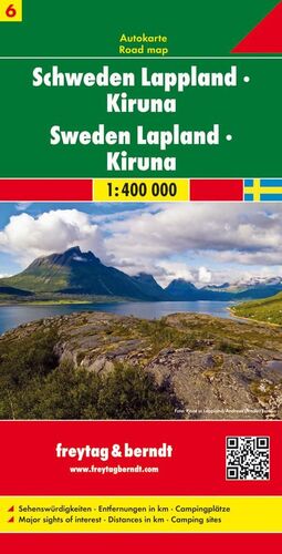 SWEDEN - LAPLAND - KIRUNA (SUECIA - LAPONIA) 1:400,000