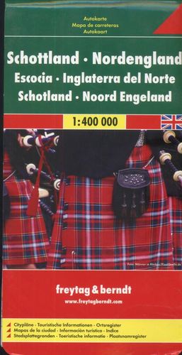 SCHOTTLAND-NORDENGLAND - SCOTLAND -NORTH ENGLAND 1:400.000 *