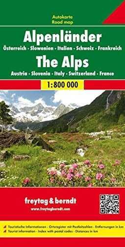 ALPES - ALPS - ALPENLANDER E.1:800.000 *