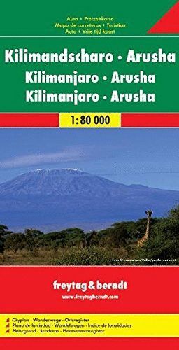 KILIMANDSCHARO - ARUSHA / KILIMANJARO - ARUSHA 1:80.000 *