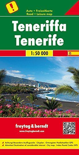 TENERIFE MAPA TURISTICO ESCALA 1:50,000 *