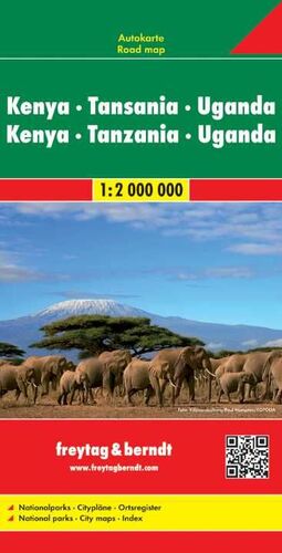 KENYA / TANZANIA / UGANDA 1:2,000,000 *