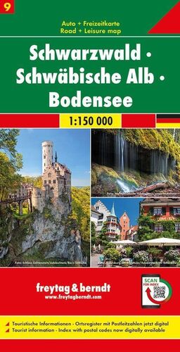 SCHWARZWALD - SCHWÄBISCHE ALB - BODENSEE (SELVA NEGRA) 1:150,000 *