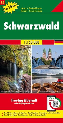 SCHWARZWALD (BLACK FOREST - SEVA NEGRA) 1:150.000 *