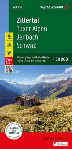 WK-0151 ZILLERTAL 1:50,000 (AUSTRIA)