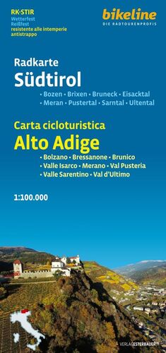SOUTH TYROL / BOLZANO CYCLE MAP 1:100,000 *