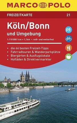 KOLN / BONN UND UMGEBUNG (BONN Y ALREDEDORES)  1:110.000 *