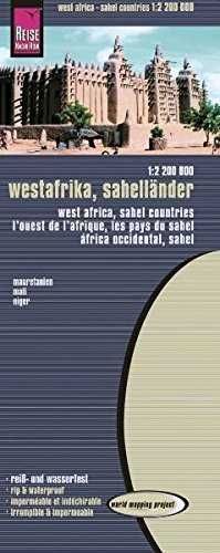 AFRICA WEST, SAHEL COUNTRIES - ÁFRICA OCCIDENTAL  (SÁHARA)  1:2.200.000 *