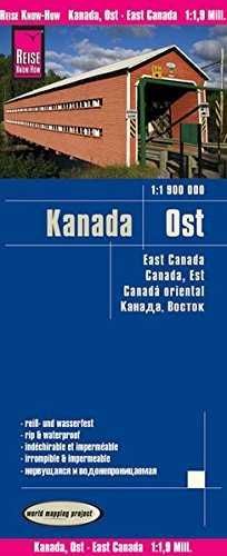 CANADÁ ESTE, EAST CANADA, KANADA OST, CANADA EST. E. 1:1,900,000 *