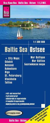 BALTIC SEA - OSTSEE (MAR BÁLTICO)1:1.300.000 *