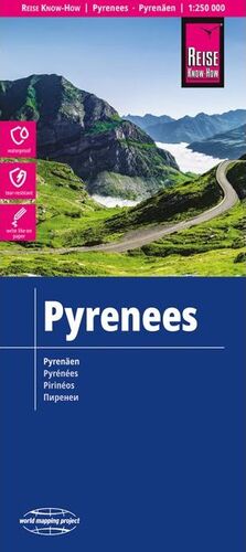 PIRINEOS - PYRENÉES - PYRENÄEN E. 1 : 250 000 *