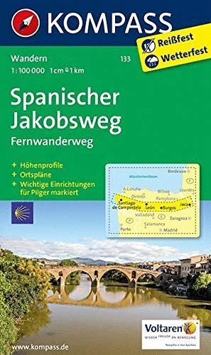 133 SPANISCHER JAKOBSWEG 1:100.000 *