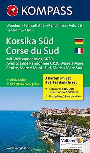 2251 KORSIKA SUD 1:50.000 [3 MAPAS]  *