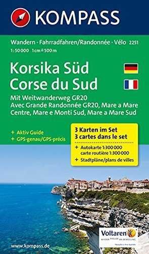 2251 KORSIKA SUD 1:50.000 [3 MAPAS]  *