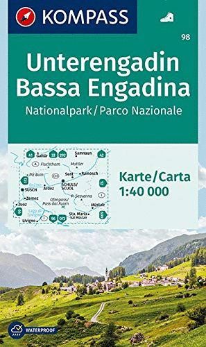 UNTERNGADIN-BASSA ENGADINA 1:40.000 Nº 98 *