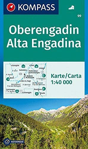 OBERENGARDIN-ALTA ENGADINA 1:40.000 Nº 99 *