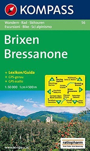 56 BRISEN - BRESSANONE E. 1:50,000