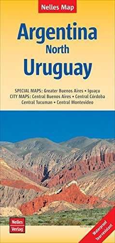 ARGENTINA NORTH URUGUAY - ARGENTINA NORTE 1:2.500.000 *