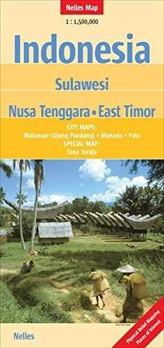 INDONESIA SULAWESI NUSA TENGGARA EAST TIMOR 1:1.500.000  *