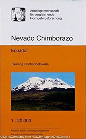 NEVADO CHIMBORAZO 1:20.000 TREKKING ECUADOR *