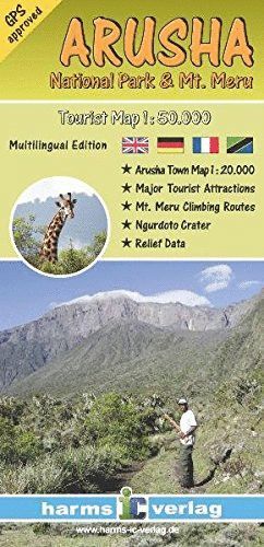 ARUSHA NATIONAL PARK & MT. MERU 1:50,000 *