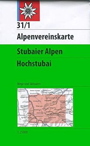 31/1 STUBAIER ALPEN - HOCHSTUBAI 1:25.000