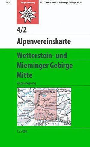 04/2 WETTERSTEIN MIEMINGER GEBIRGE MITTE 1 : 25 000