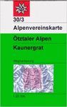 30/3 ÖTZTALER ALPEN KAUNERGRAT 1:25,000