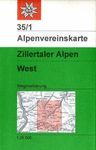 ZILLERTALER ALPEN WEST 1:25,000