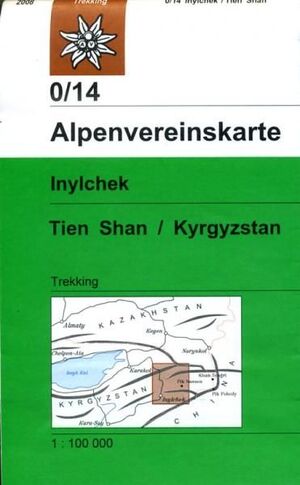 0/14 INYLCHEK - TIEN SHAN WEST 1:25,000 *