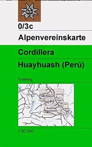 0/3C  CORDILLERA HUAYHUASH (PERU) 1:50,000