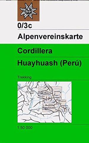 0/3C  CORDILLERA HUAYHUASH (PERU) 1:50,000 *