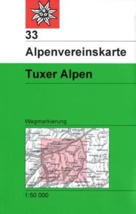33 TUXER ALPEN 1:50,000 *