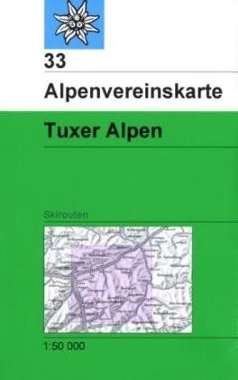 33 TUXER ALPEN 1:50,000 *
