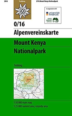 0/16 MOUNT KENYA NATIONALPARK  1:50,000 - 1:25,000 *
