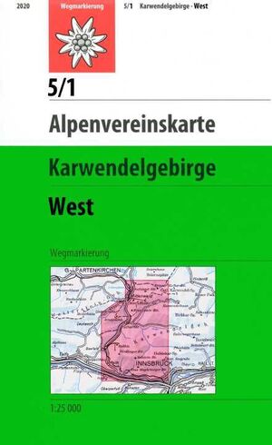 5/1 KARWENDELGEBIRGE WEST 1:25,000 *