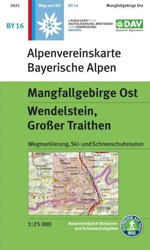 BY16 BAYERISCHE ALPEN. MANGFALLGEBIRGE OST 1:25,000 *